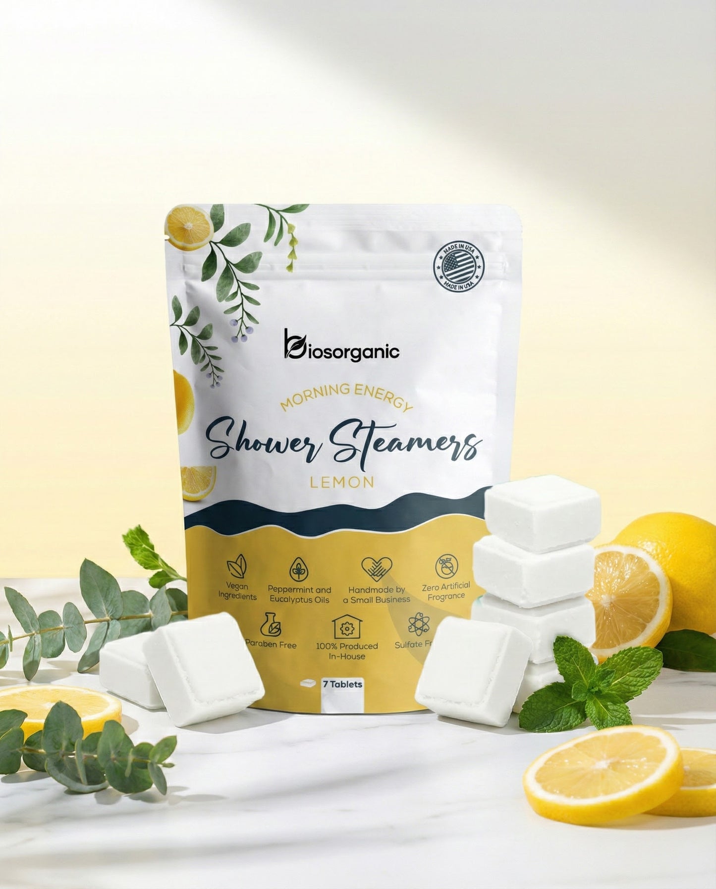 Shower Steamers Lemon Morning Energy