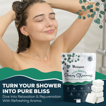 Vital Breath Shower Steamers Eucalyptus and Peppermint